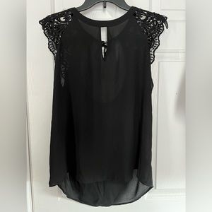 Size large, black, Express, short sleeve top